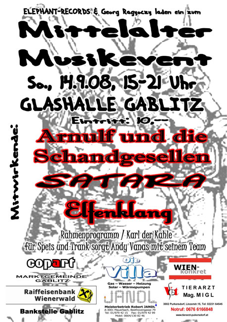 www.Mittelalterfeste.com Alles rund ums Mittelalterfest - Oberwaltersdorf 2008 900 Jahre Oberwaltersdorf Historisches Marktfest