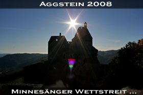 Minnesänger Wettstreit Aggstein 2008 - Fotos und Bericht