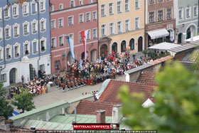 Historisches Burgfest Burghausen 2008 - Das Waschweib & Der Meldereiter