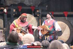 Historisches Burgfest Burghausen 2008 - Das Waschweib & Der Meldereiter