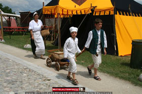 Historisches Burgfest Burghausen 2008 - Das Waschweib & Der Meldereiter