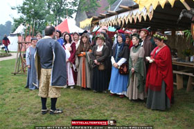 Historisches Burgfest Burghausen 2008 - Das Waschweib & Der Meldereiter