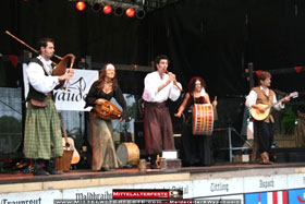 Historisches Burgfest Burghausen 2008 - Das Waschweib & Der Meldereiter