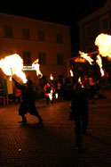 Mittelalterfest Lambach 2008 - www.Mittelalterfeste.com - Meldereiter & Waschweib