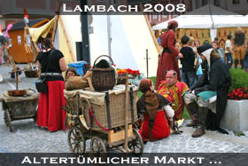 Altertümlicher Markt Lambach - www.Mittelalterfeste.com - Das Wascheib & Meldereiter