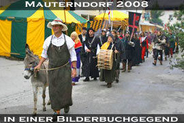 zu den Fotos: IX. Mittelalterfest Burg Mauterndorf 2008