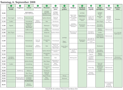 Zeitreise Eggenburg Programm 2008 als PDF Samstag