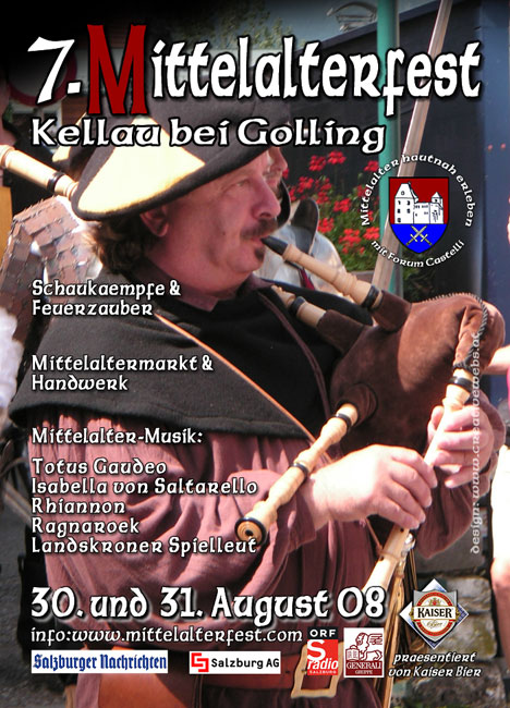 7. Mittelalterfest Kellau bei Golling 2008  - www.Mittelalterfeste.com