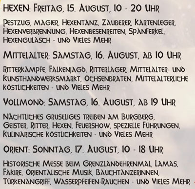 Hexen, Mittelalter & Orient am Burgberg der Riegersburg 2008 