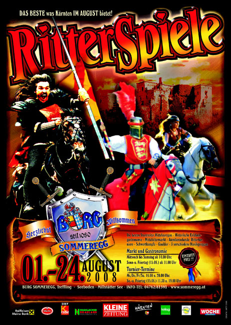 Ritterspiele Burg Sommeregg 2008  - Alle Infos zum Fest! Mittelalterfeste.com - Alles rund ums Mittelalterfest