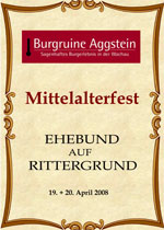 Offizieller Flyer zum Mittelalterfest -  www.Mittelalterfeste.com