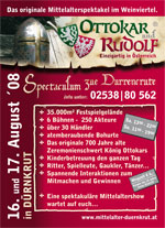 Offizeller Flyer zum Mittelalterfest - Klicken zum vergrössern