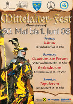 Offizieller Flyer zum Mittelalterfest -  www.Mittelalterfeste.com