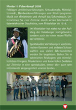 Offizeller Flyer zum Mittelalterfest - Klicken zum vergrössern