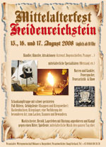 Offizeller Flyer zum Mittelalterfest - Klicken zum vergrössern