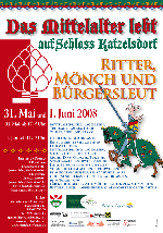 Offizeller Flyer zum Mittelalterfest - Klicken zum vergrössern