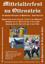 Offizeller Flyer zum Mittelalterfest - Klicken zum vergrössern