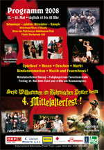 Offizieller Flyer zum Mittelalterfest -  www.Mittelalterfeste.com