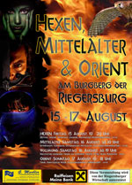 Offizeller Flyer zum Mittelalterfest - Klicken zum vergrössern