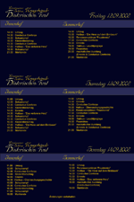 Programm: Historisches Fest Schloss Neugebäude 2008 