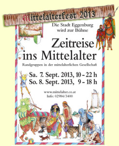 Mittelalterfest Eggenburg 2013 Flyer