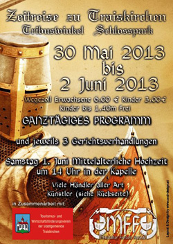 Zeitreise zu Traiskirchen 2013 Banner Flyer