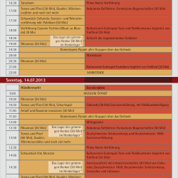 HGM Programm 2013 Montur und Pulverdampf