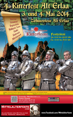 Mittelalterfest Alt-Erlaa 2014 Plakat
