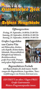 Mittelaltermarkt Schloss Neugebäude 2014 Mittelalterfest